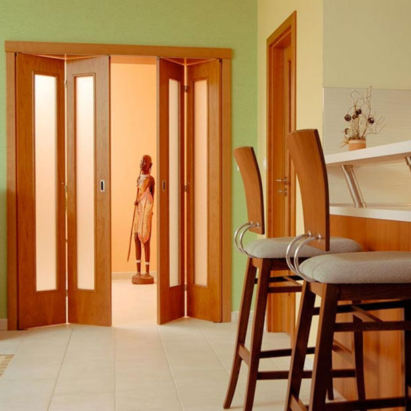 двери на кухню раздвижные гармошка Костанай